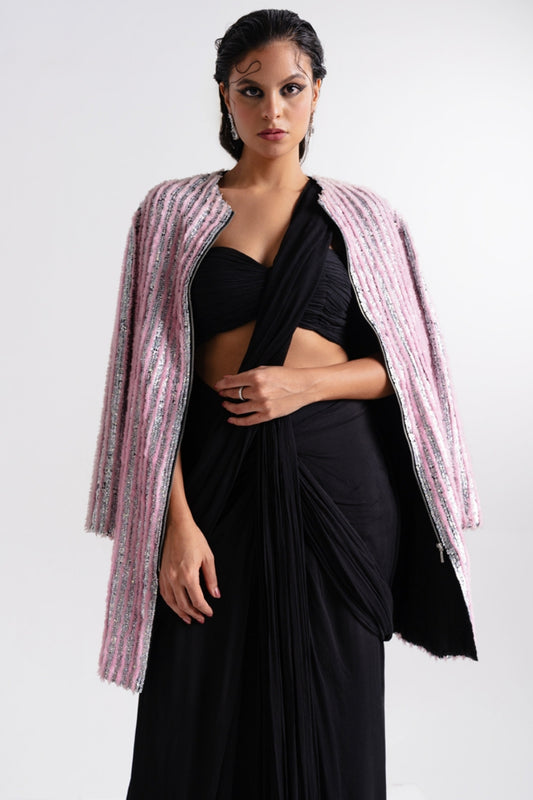 Embellished Pink Jacket