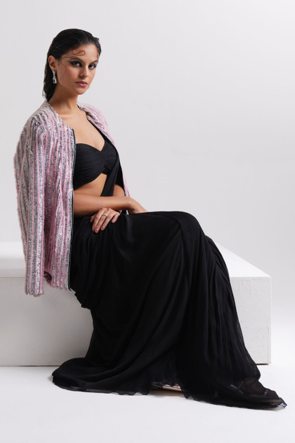 Embellished Pink Jacket