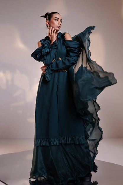 Emerald Embellished Gown