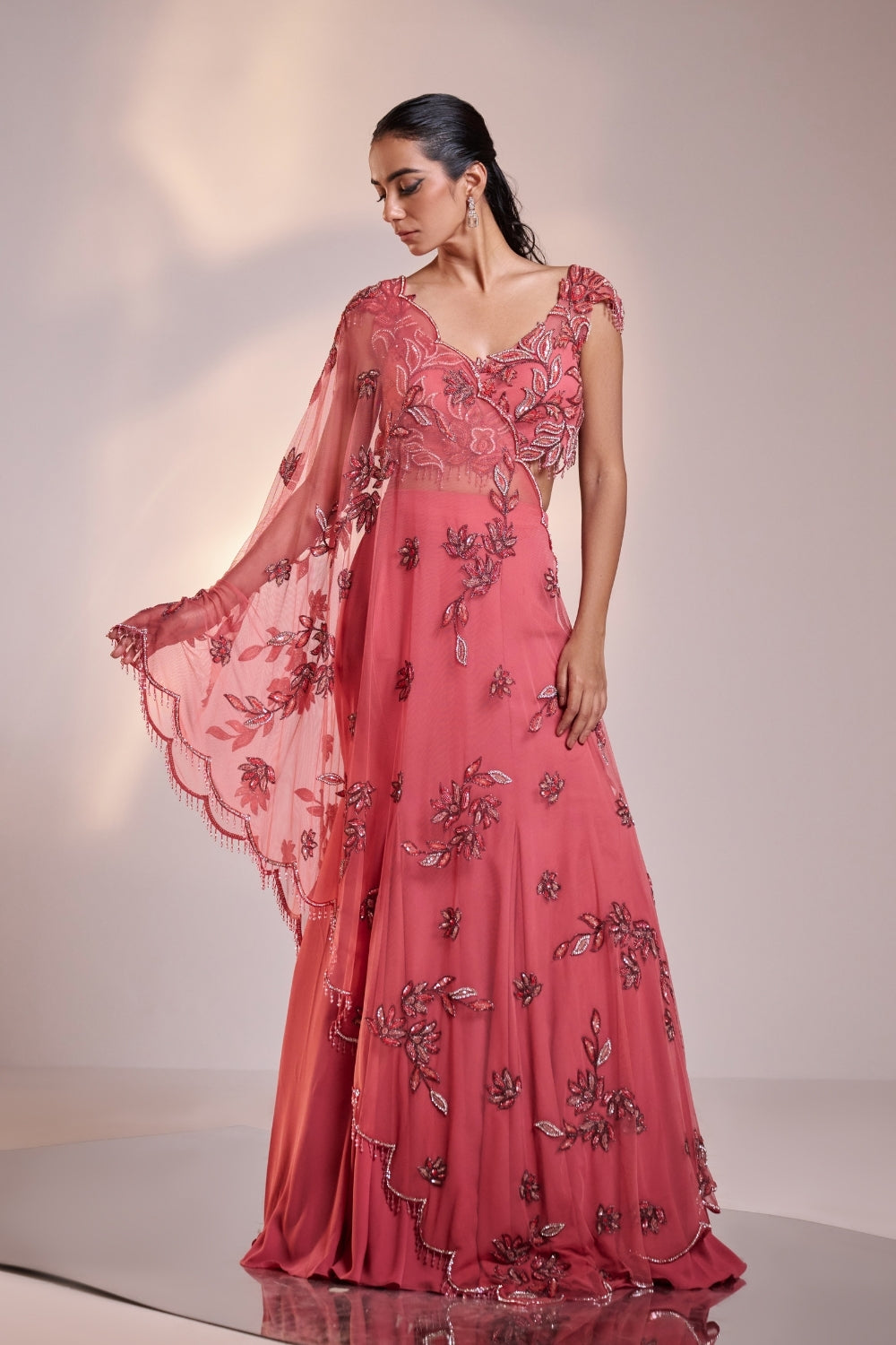 Rosette Breeze Embellished Lehenga Set