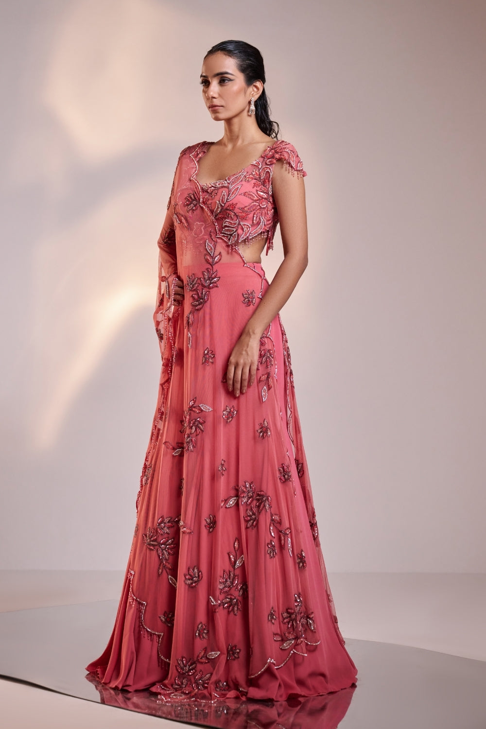 Rosette Breeze Embellished Lehenga Set