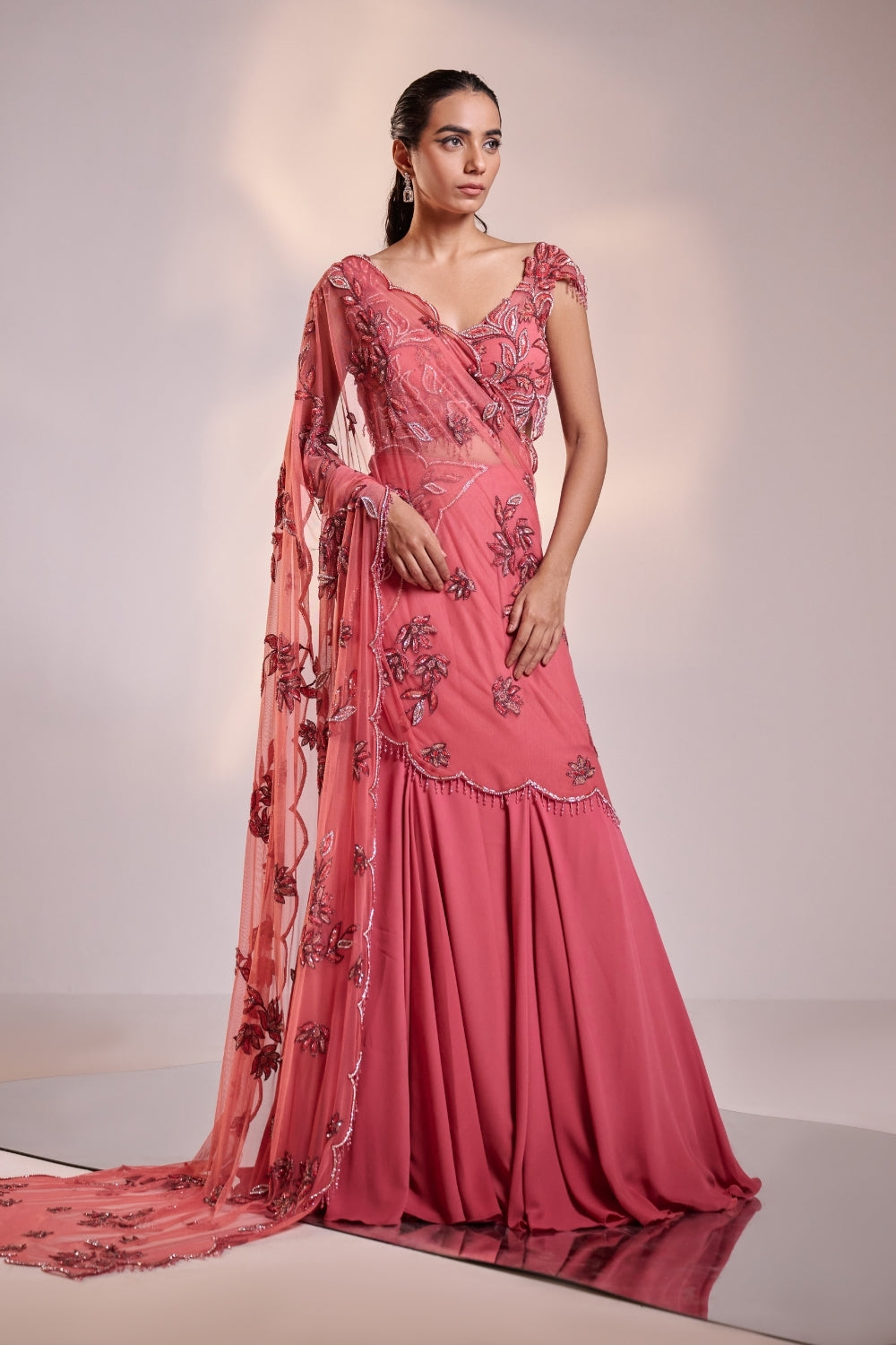 Rosette Breeze Embellished Lehenga Set