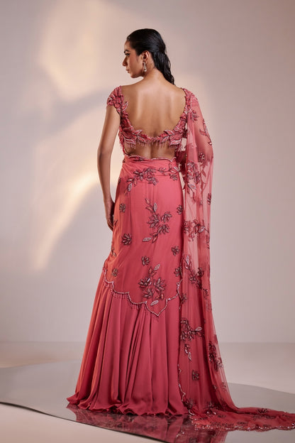 Rosette Breeze Embellished Lehenga Set