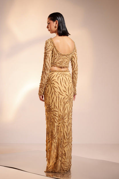 Gold Embellished Co-ord Set