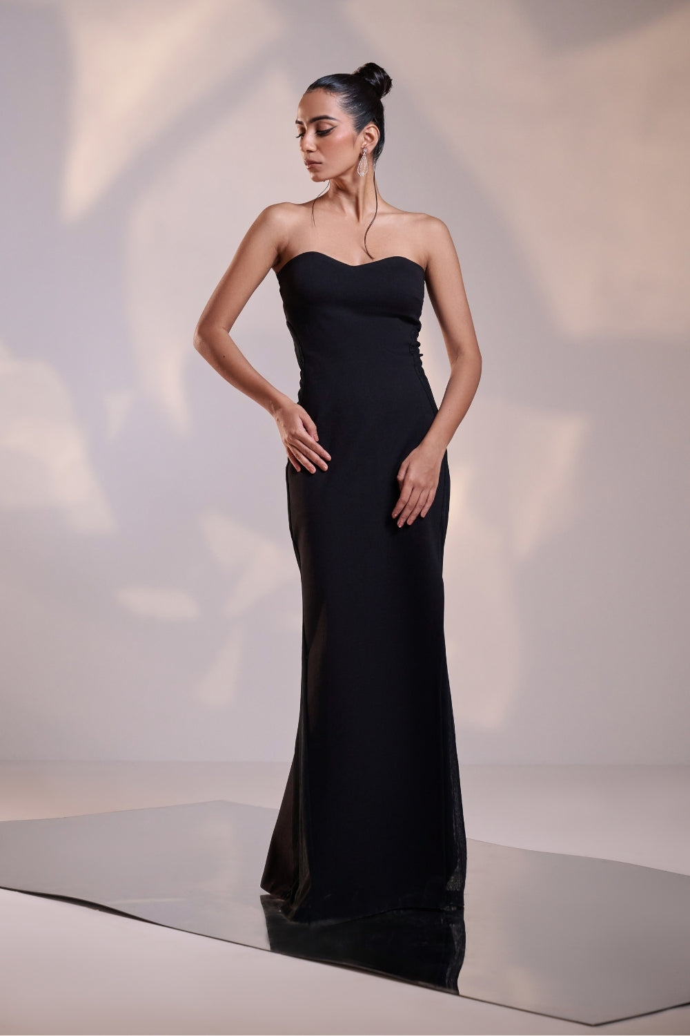 Noir Grace Strapless Gown