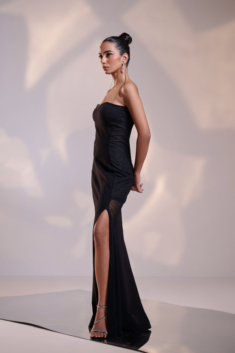 Noir Grace Strapless Gown